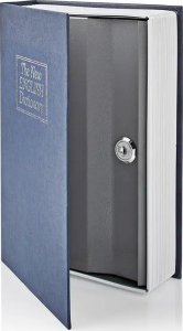 Nedis Nedis BOOKSEDM01BU sejf Sejf bezpieczny 1,6 l ABS, Stal Niebieski, Srebrny 5