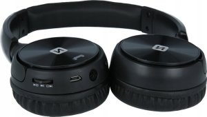 Słuchawki Swissten Swissten TRIX Słuchawki Bezprzewodowy Opaska na głowę Muzyka Bluetooth Czarny 4