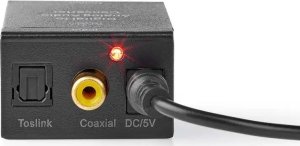 Adapter AV Nedis Nedis ACON2510BK konwerter plików audio Czarny 13