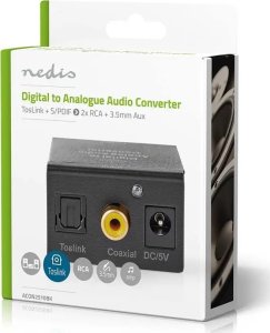 Adapter AV Nedis Nedis ACON2510BK konwerter plików audio Czarny 14