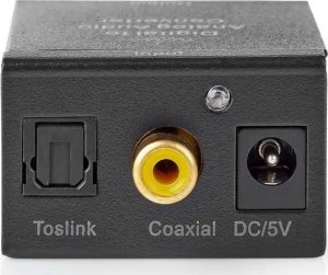 Adapter AV Nedis Nedis ACON2510BK konwerter plików audio Czarny 15