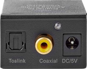 Adapter AV Nedis Nedis ACON2510BK konwerter plików audio Czarny 2