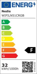 Nedis Nedis WIFILN51CRGB inteligentne oświetlenie Inteligentne światło paska Wi-Fi Biały 19