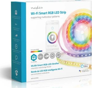 Nedis Nedis WIFILS51CRGB inteligentne oświetlenie Inteligentne światło paska Wi-Fi 8