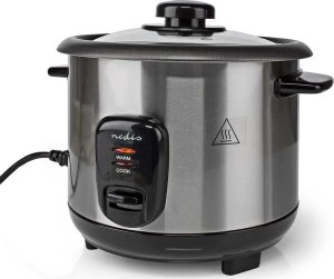 Multicooker Nedis Nedis KARC110AL szybkowar 1 l 400 W Czarny, Srebrny 1