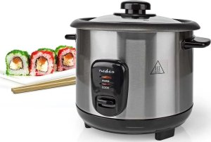 Multicooker Nedis Nedis KARC110AL szybkowar 1 l 400 W Czarny, Srebrny 14