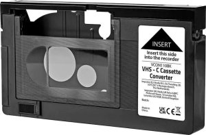 Nedis VCON110BK część zamienna do sprzętu audio-wideo Kompaktowy adapter do kaset wideo 11