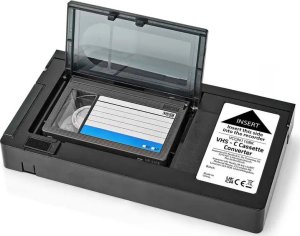 Nedis VCON110BK część zamienna do sprzętu audio-wideo Kompaktowy adapter do kaset wideo 8
