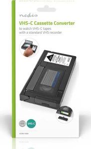 Nedis VCON110BK część zamienna do sprzętu audio-wideo Kompaktowy adapter do kaset wideo 9