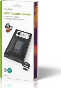 Nedis VCON110BK część zamienna do sprzętu audio-wideo Kompaktowy adapter do kaset wideo 10