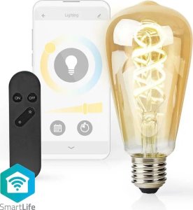 Nedis SmartLife lampa LED Zimna biała, Ciepła biała 4,9 W E27 G 5
