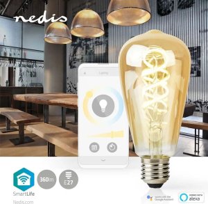 Nedis SmartLife lampa LED Zimna biała, Ciepła biała 4,9 W E27 G 6