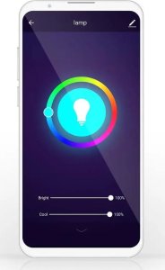 Nedis Nedis WIFILRC10E27 lampa LED Niebieski, Zielony, Czerwony 9 W E27 F 7