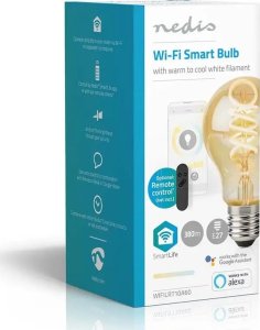 Nedis Nedis SmartLife lampa LED Zimne białe, Ciepłe białe 4,9 W E27 G 11