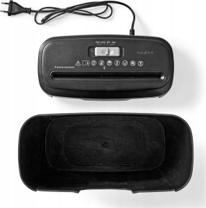 Niszczarka Nedis Nedis PASH112BKA4 niszczarka Rozdrabnianie taśmowe 22 cm Czarny 12