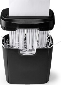 Niszczarka Nedis Nedis PASH112BKA4 niszczarka Rozdrabnianie taśmowe 22 cm Czarny 6