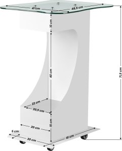 Activeshop Stolik kosmetyczny pod urządzenie 083 2