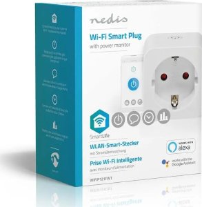 Nedis Nedis WIFIP121FWT inteligentny korek 3680 W Dom Biały 2