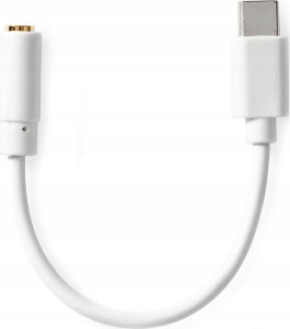 Adapter USB Nedis Nedis CCGB65950WT01 zmieniacz płci / kabli USB A 3.5mm Biały 3