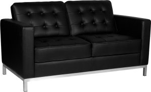 Activeshop Gabbiano sofa do poczekalni BM18019 czarna 1