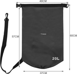 Trizand Worek wodoszczelny 20L czarny 23566 15