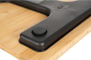 Waga łazienkowa Ruhhy LCD drewniana (22522) 7