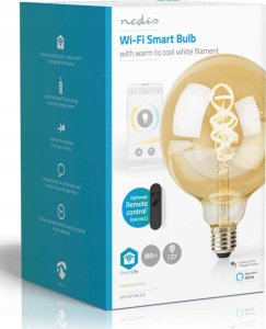 Nedis Nedis SmartLife lampa LED Zimne białe, Ciepłe białe 4,9 W E27 G 13