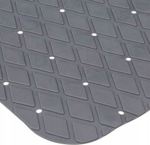 5five Mata antyposlizgowa do brodzika, 50x50 cm, kolor szary 6