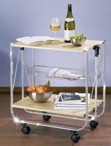 Wenko Stolik barowy na kółkach DELUXE DINETT, WENKO 3