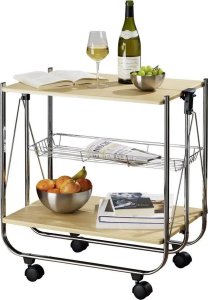 Wenko Stolik barowy na kółkach DELUXE DINETT, WENKO 7