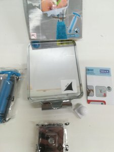 Lusterko kosmetyczne Wenko Lusterko kosmetyczne QUADRO, Vacuum-Loc, anti-fog WENKO 11