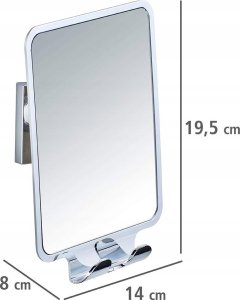 Lusterko kosmetyczne Wenko Lusterko kosmetyczne QUADRO, Vacuum-Loc, anti-fog WENKO 14