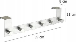 Wenko Wieszak na drzwi - 6x haczyki na drzwi CELANO, WENKO 2