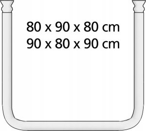 Wenko Uniwersalny drążek do zasłony prysznicowej, Ø 2,5 cm, WENKO 3