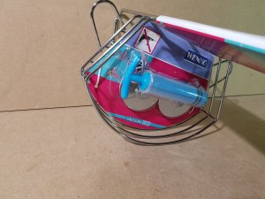 Wenko Narożna półka łazienkowa BARI, Vacuum-Loc, 2 poziomy - stal chromowana, WENKO 4