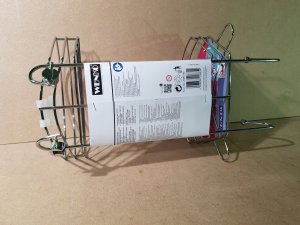 Wenko Narożna półka łazienkowa BARI, Vacuum-Loc, 2 poziomy - stal chromowana, WENKO 5