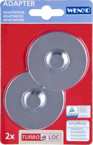 Wenko Baza do serii Premium i Classic Turbo-Loc, adaptery, 2 sztuki w komplecie, WENKO 2