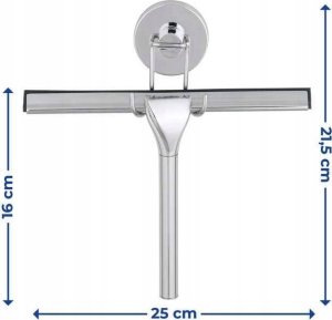 Wenko Ściągaczka wody, Vacuum-Loc - stal nierdzewna, WENKO 9