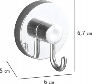 Wenko Wieszaki na przyssawki Vacuum-Loc, 2 sztuki w komplecie, WENKO 2