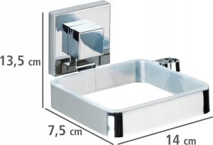 Wenko Uchwyt na suszarkę do włosów QUADRO, Vacuum-Loc, stal nierdzewna, WENKO 9