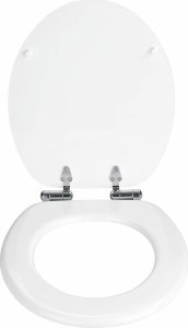 Deska bidetowa Wenko Toilet Seat Urbino white, Easy Close MDF 6
