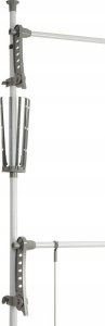 Wenko Teleskopowy wieszak na ubrania Herkules Flex, regulacja wysokości i szerokości, wymiary 116-190x165-300x36 cm, marka WENKO 6