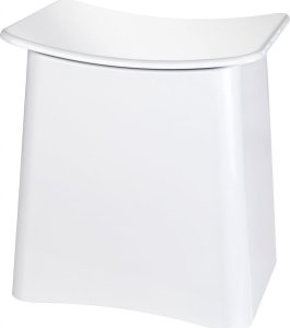 Kosz na pranie Wenko Kosz na pranie z siedziskiem, kolor biały, 2w1, WENKO 5