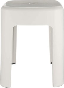 Wenko Bath Stool Alaska, white 2