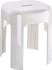 Wenko Bath Stool Alaska, white 6