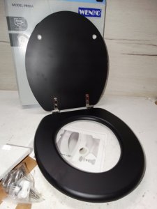 Deska bidetowa Wenko Toilet seat Kos black Easy Close Thermop 3