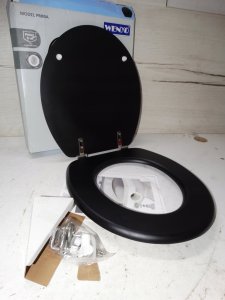 Deska bidetowa Wenko Toilet seat Kos black Easy Close Thermop 5