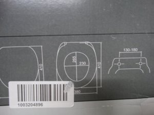 Deska bidetowa Wenko Toilet seat Kos black Easy Close Thermop 8