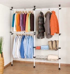 Wenko Teleskopowy organizer na ubrania HERKULES, WENKO 2