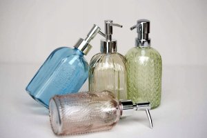 Dozownik do mydła Wenko Dozownik na mydło w płynie VETRO, szklany, WENKO 2